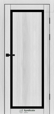 SD-PVC-113 Сіра структура скло blk